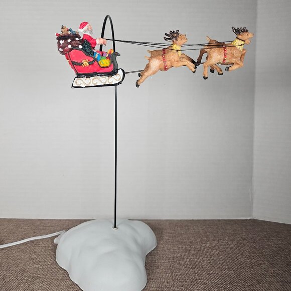 Lemax Santa Claus Is Coming To Town Musical Accessory From Carol Town Collection - Picture 1 of 12